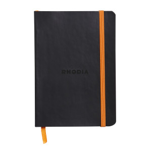 Rhodia Softcover Notebook - Medium - Black - Dotted